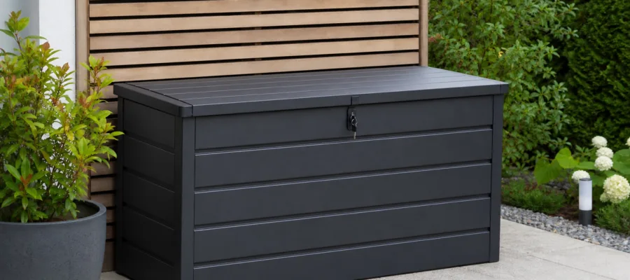 Auflagenbox abschliessbar: Sicherheit fuer Polster und Gartenaccessoires